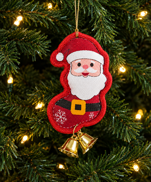 Santa Bell Tree Decoration